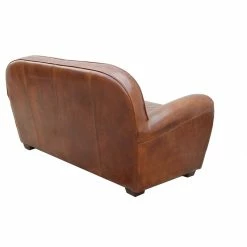 Pasargad Home Paris Club Genuine Leather Loveseat -GDF sofa Shop e3a127720c12809e 9822 w800 h800 b1 p0