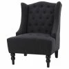 GDFStudio GDF Studio Adriana Tall Wingback Tufted Fabric Club Chair, Dark Charcoal -GDF sofa Shop e42146de0f907958 7312 w800 h800 b1 p0