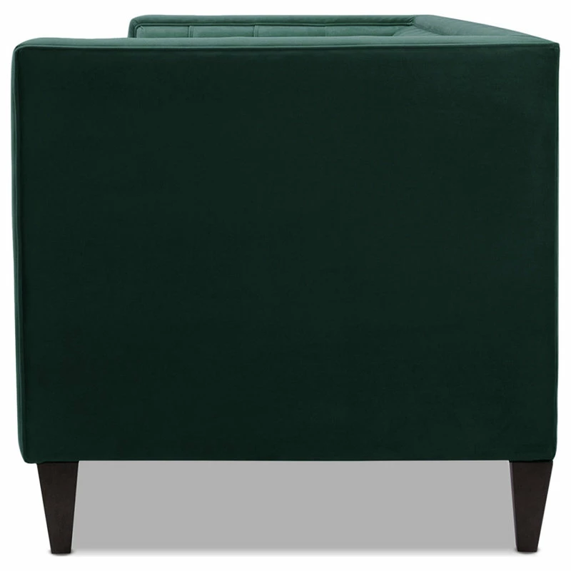 Jennifer Taylor Home Jack 84" Modern Tuxedo Tufted Sofa, Hunter Green 12 Jennifer Taylor Home Jack 84" Modern Tuxedo Tufted Sofa, Hunter Green - Image 10