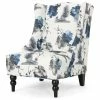 GDFStudio GDF Studio Alonso Contemporary Wingback Fabric Club Chair, Print/Dark Brown -GDF sofa Shop e571746901e1481e 4318 w800 h800 b1 p0
