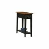 Leick Home Leick Furniture Chairside Wood End Table In Slate Black Finish -GDF sofa Shop e751651604064aba 7426 w800 h800 b1 p0