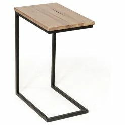 Limari Home Turner C-Shaped Wood & Metal Side Table In Brown/Black 10 Limari Home Turner C-Shaped Wood & Metal Side Table In Brown/Black -GDF sofa Shop e7b134800eda3904 6200 w800 h800 b1 p0