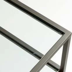 Studio Designs Camber End Table Pewter/Clear Glass -GDF sofa Shop e8b17e860721195e 5860 w800 h800 b0 p0