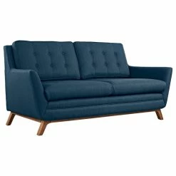 LexMod Beguile Upholstered Fabric Loveseat, Azure -GDF sofa Shop e9810bf400cd1fee 8099 w800 h800 b1 p0