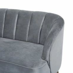 GDFStudio GDF Studio Scarlett Modern New Velvet Sofa, Pewter -GDF sofa Shop e9c1ee8501e65d95 7627 w800 h800 b0 p0