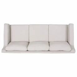 GDFStudio Bainville Fabric 3 Seater Sofa With Skirt, Light Beige Stripe + Walnut 20 GDFStudio Bainville Fabric 3 Seater Sofa With Skirt, Light Beige Stripe + Walnut -GDF sofa Shop eb31b26c005272f6 5789 w800 h800 b1 p0