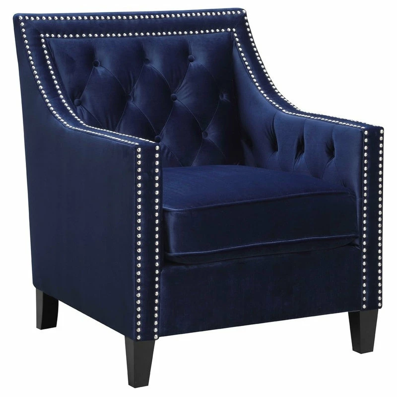 Picket House Teagan Accent Chair, Navy 5 Picket House Teagan Accent Chair, Navy - Image 3