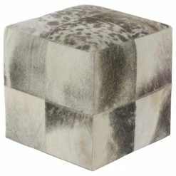 Brimfield & May Contemporary Gray Leather Stool 95920 -GDF sofa Shop eb71fa950e624ad1 2801 w800 h800 b1 p0