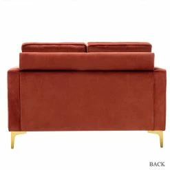 Karat Home Upholstered Sofa With Loose Back, Rust -GDF sofa Shop ebb1b65c005922fe 1605 w800 h800 b1 p0