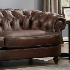 Hydeline USA Hydeline Newport Top Grain Leather Sofa Collection, 94" Sofa -GDF sofa Shop ec01416f00f071d9 0214 w800 h800 b0 p0
