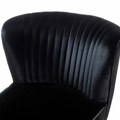 Karat Home Upholstered Side Chair, Set Of 2, Black -GDF sofa Shop edb131e0005922be 1966 w800 h800 b0 p0