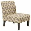 GDFStudio GDF Studio Kalee Contemporary Accent Chair, Yellow And Gray Ikat Pattern/ Matte Black, Fabric -GDF sofa Shop eeb1c7c20f931629 8107 w800 h800 b1 p0
