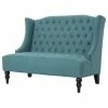 GDFStudio GDF Studio Leona Traditional High Back Tufted Winged Fabric Loveseat, Dark Teal 1 GDFStudio GDF Studio Leona Traditional High Back Tufted Winged Fabric Loveseat, Dark Teal -GDF sofa Shop ef81d37e0f907393 9690 w800 h800 b1 p0