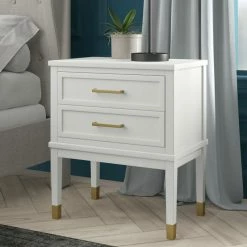 Picket House Bruno Night Stand, White -GDF sofa Shop f07135680f83c08e 0680 w800 h800 b0 p0