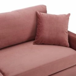 Modway Juliana Contemporary Performance Velvet Sofa With Metal Leg In Dusty Rose -GDF sofa Shop f0a1430c00392ecf 4841 w800 h800 b0 p0