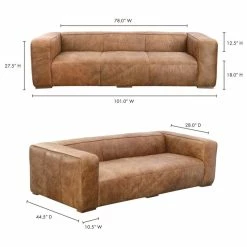 Moe's Home Collection Bolton Sofa Cappucino -GDF sofa Shop f0d11e950eb5ec40 6471 w800 h800 b1 p0