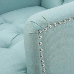 GDFStudio GDF Studio Madene Tufted Back Fabric/Microfiber Club Chair, Light Blue -GDF sofa Shop f0e14d3b0f9075ac 0713 w800 h800 b0 p0