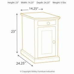 Ashley Furniture Industries Ashley Laflorn Medium Brown Chair Side End Table 20 Ashley Furniture Industries Ashley Laflorn Medium Brown Chair Side End Table -GDF sofa Shop f101f8fb0f404427 8425 w800 h800 b1 p0