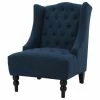 GDFStudio GDF Studio Adriana Tall Wingback Tufted Fabric Club Chair, Dark Blue -GDF sofa Shop f111237f0f909f44 7311 w800 h800 b1 p0