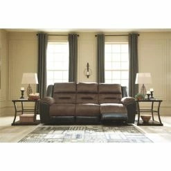 Ashley Furniture Industries Signature Design By Ashley Earhart Reclining Sofa In Chestnut -GDF sofa Shop f1e19a840fc206af 8136 w800 h800 b0 p0