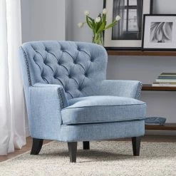 GDFStudio GDF Studio Laxford Light Blue Tufted Fabric Club Chair -GDF sofa Shop f211167c022955e5 8207 w800 h800 b0 p0