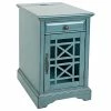 Jofran Craftsman Power Chairside Table, Antique Blue -GDF sofa Shop f2d1f6b40cf9614a 9408 w800 h800 b1 p0