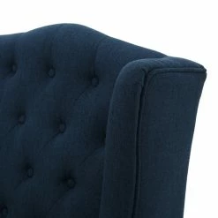 GDFStudio GDF Studio Adriana Tall Wingback Tufted Fabric Club Chair, Dark Blue -GDF sofa Shop f311373101b31329 7311 w800 h800 b0 p0