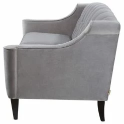 Jennifer Taylor Home Ken 74" Upholstered Button-Tufted Sofa, Opal Gray Velvet 16 Jennifer Taylor Home Ken 74" Upholstered Button-Tufted Sofa, Opal Gray Velvet -GDF sofa Shop f351a3340d88eec7 6647 w800 h800 b1 p0