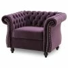 GDFStudio Leila Chesterfield Velvet Club Chair, Blackberry, Dark Brown 2 GDFStudio Leila Chesterfield Velvet Club Chair, Blackberry, Dark Brown -GDF sofa Shop f4713c1d01d7a8a5 3596 w800 h800 b1 p0