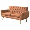 GDFStudio GDF Studio Eunice Petite Mid Century Modern Tufted Fabric Sofa, Burnt Orange -GDF sofa Shop f4b190310f907691 4524 w800 h800 b1 p0