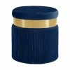 Meridian Furniture Yasmine Velvet Ottoman/Stool, Navy -GDF sofa Shop f4c10b9702740ba0 2556 w800 h800 b1 p0