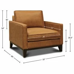 Hello Sofa Home Metropole 100% Top Grain Pull Up Leather Mid-century Armchair -GDF sofa Shop f5517d3e0fe3bd08 6680 w800 h800 b1 p0