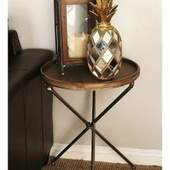 GwG Outlet Metal Wooden Tray Table, 20 X25 -GDF sofa Shop f551adc201087559 2323 w800 h800 b0 p0