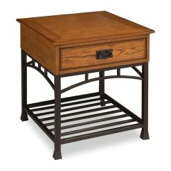 Home Styles Furniture Modern Craftsman End Table By Homestyles