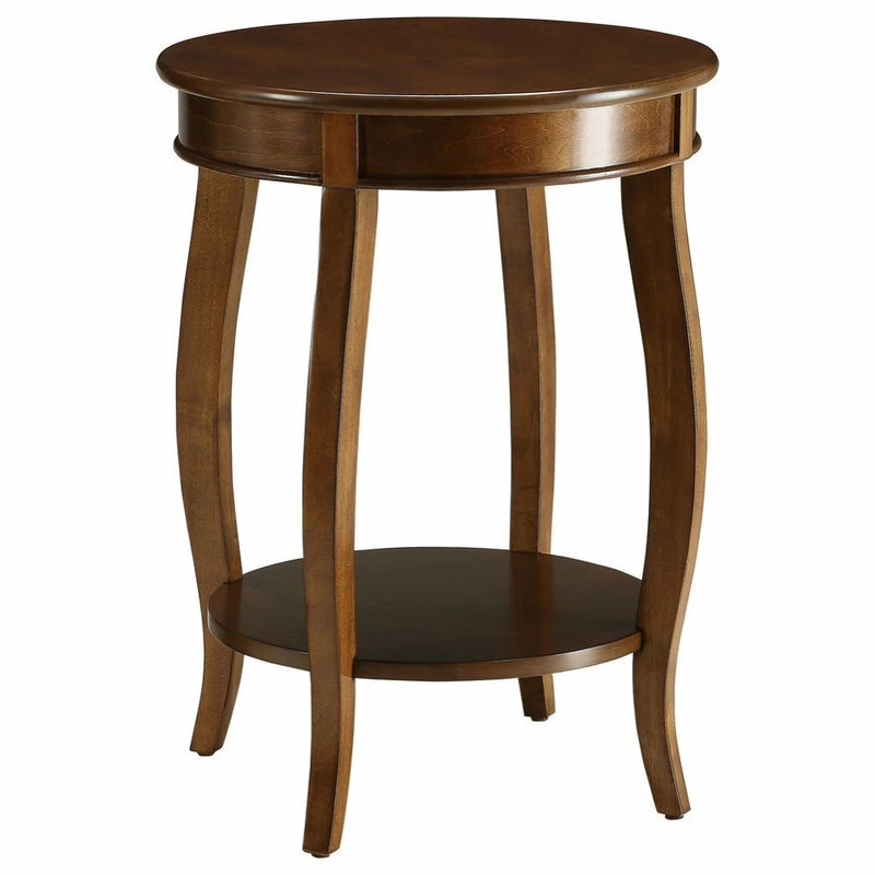 Acme Furniture Aberta Side Table - Walnut 3 Acme Furniture Aberta Side Table - Walnut