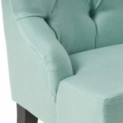 GDFStudio GDF Studio Nicoletta Tufted Fabric Settee Loveseat, Light Mint Blue 17 GDFStudio GDF Studio Nicoletta Tufted Fabric Settee Loveseat, Light Mint Blue -GDF sofa Shop f7c1c7fa0206a4b6 0459 w800 h800 b0 p0