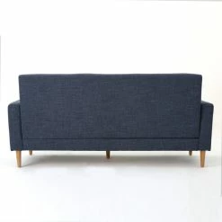 GDFStudio GDF Studio Stratford Mid Century Modern Fabric 3-Seat Sofa, Dark Blue -GDF sofa Shop f811f80d01e5298a 4484 w800 h800 b0 p0