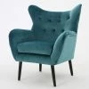GDFStudio GDF Studio Kotop Contemporary New Velvet Wingback Arm Chair, Teal -GDF sofa Shop f8516cd6022959c0 5772 w800 h800 b0 p0