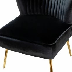 Karat Home Upholstered Side Chair, Set Of 2, Black -GDF sofa Shop f891323d005922c0 1966 w800 h800 b0 p0