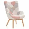 Belleze Paramount Accent Chair Multicolor Patchwork Linen Tufted Arm Chair, Patchwork B -GDF sofa Shop f8b12cca01302d36 7950 w800 h800 b1 p0