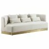 Meridian Furniture Marquis Velvet Sofa With Brushed Gold Stainless Steel Base, Cream 1 Meridian Furniture Marquis Velvet Sofa With Brushed Gold Stainless Steel Base, Cream -GDF sofa Shop f961ecd102740d7c 3044 w800 h800 b1 p0