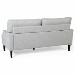 GDFStudio Ava Fabric Loveseat, Light Gray And Dark Brown 18 GDFStudio Ava Fabric Loveseat, Light Gray And Dark Brown -GDF sofa Shop fb21a8970f907166 1698 w800 h800 b1 p0
