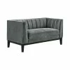 Picket House Furnishings Calabasas Loveseat In Light Grey Velvet -GDF sofa Shop fbc1aa2300dd47d8 0338 w800 h800 b1 p0
