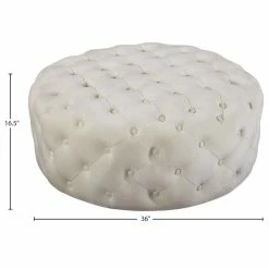 Meridian Furniture Addison Velvet Ottoman/Bench, Cream 9 Meridian Furniture Addison Velvet Ottoman/Bench, Cream -GDF sofa Shop fc0113c302682eea 5188 w800 h800 b1 p0