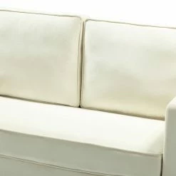 Karat Home Upholstered Sofa With Loose Back, Ivory -GDF sofa Shop fc41ec520059231e 1317 w800 h800 b0 p0