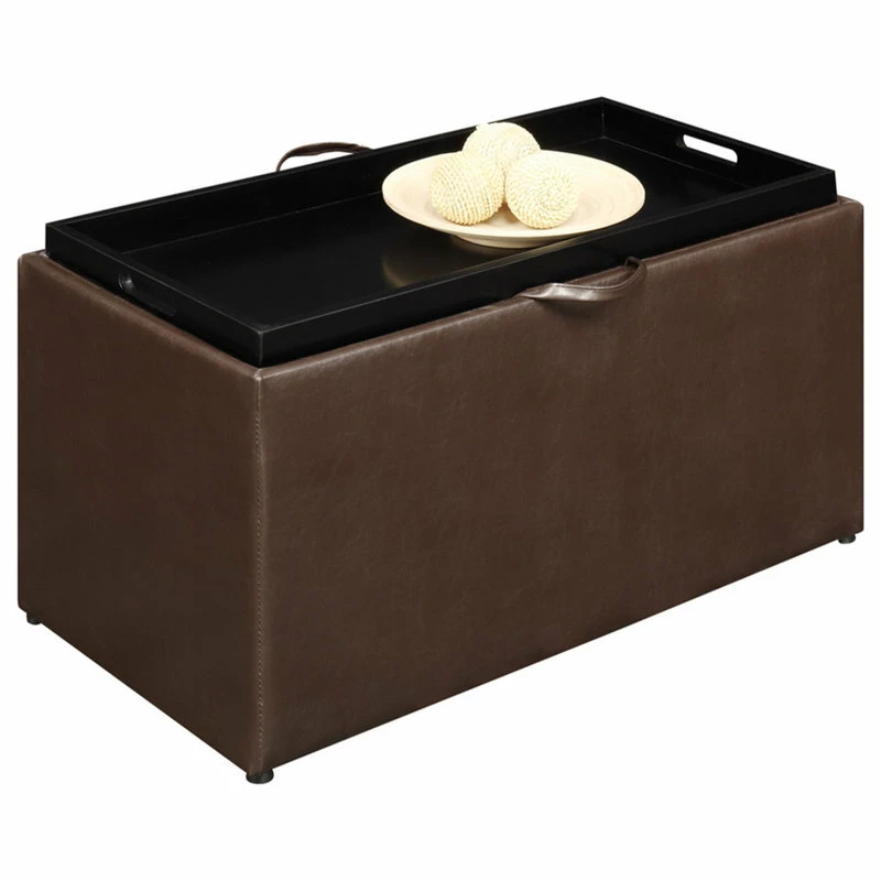 Convenience Concepts Designs4Comfort Sheridan Storage Bench With Reversible Tray And 2 Side Otto 3 Convenience Concepts Designs4Comfort Sheridan Storage Bench With Reversible Tray And 2 Side Otto