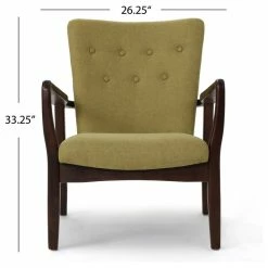 GDFStudio GDF Studio Suffolk French Style Fabric Arm Chairs, Wasabi, Set Of 2 -GDF sofa Shop fcd1b75401e4eb88 2703 w800 h800 b1 p0