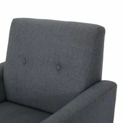 GDFStudio GDF Studio Sierra Mid Century Fabric Club Chair, Dark Gray -GDF sofa Shop fd6174c701c444ef 9092 w800 h800 b0 p0