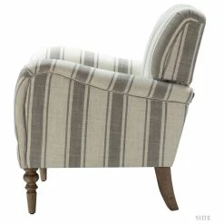Karat Home Stripe Armchair Set Of 2, Gray -GDF sofa Shop fd7117f70038ab1e 0816 w800 h800 b1 p0