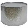 GDFStudio Rache Modern Round Accent Table With Hammered Iron, Silver -GDF sofa Shop fda18e7001b712b4 3677 w800 h800 b1 p0
